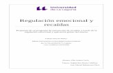 Regulación emocional y recaídas