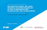 Construcción de paz desde Confecámaras y las Cámaras de ...
