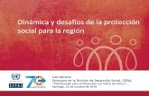 Dinámica y desafíos de la protección social para la región