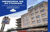 MEMORIA DE ACTIVIDAD HSR 2020 - hospitalsanrafael.es