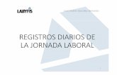 REGISTROS DIARIOS DE LA JORNADA LABORAL