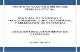 MANUAL DE NORMAS Y PROCEDIMIENTOS RECLUTAMIENTO Y ...