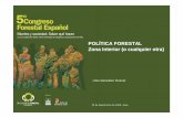 Política Forestal (Interior)