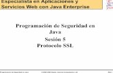 Programación de Seguridad en Java Sesión 5 Protocolo SSL