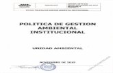 POLITICA DE GESTION AMBIENTAL INSTITUCIONAL