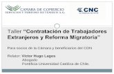 Taller “Contratación de Trabajadores Extranjeros y Reforma ...