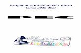 Proyecto Educativo de Centro Curso 2020-2021