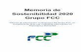 Memoria de Sostenibilidad 2020 Grupo FCC
