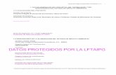 Protección de datos personales LFTAIPG DATOS PROTEGIDOS ...