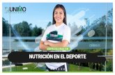 NUTRICIÓN EN EL DEPORTE - unimontrer.edu.mx