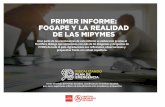 PRIMER INFORME: FOGAPE Y LA REALIDAD DE LAS MIPYMES