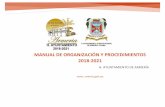 MANUAL DE ORGANIZACIÓN Y PROCEDIMIENTOS 2018-2021