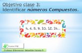 Objetivo clase 3: Identificar números Compuestos.