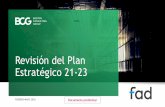 Revisión del Plan Estratégico 21-23