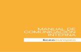 MANUAL DE COMUNICACIÓN INTERNA