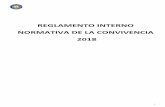 REGLAMENTO INTERNO NORMATIVA DE LA CONVIVENCIA 2018