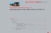 Unidad didáctica 12 MÁQUINAS DE RECOLECCIÓN II