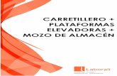 CARRETILLERO + PLATAFORMAS ELEVADORAS + MOZO DE ALMACÉN