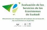 Evaluación de los Servicios de los Ecosistemas de Euskadi