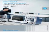 R&S®FPC1000 Analizador de espectro Unexpected performance ...