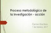Proceso metodológico de la investigación - acción