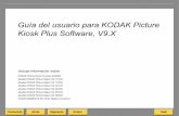 Guía del usuario para KODAK Picture Kiosk Plus Software, V9