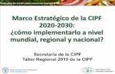 Secretaría de la CIPF Taller Regional 2019 de la CIPF