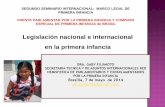 Legislación nacional e internacional en la primera infancia