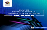 GUÍA DE DIGITALIZACIÓN A PARTIR DE SOPORTES EN MICROFILM