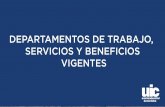 DEPARTAMENTOS DE TRABAJO, SERVICIOS Y BENEFICIOS …