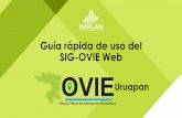 Guía rápida de uso del SIG-OVIE Web
