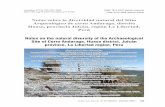 Notas sobre la diversidad natural del Sitio Arqueológico ...