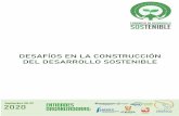 DESAFÍOS EN LA CONSTRUCCIÓN DEL DESARROLLO SOSTENIBLE
