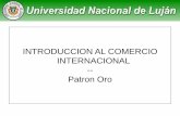 INTRODUCCION AL COMERCIO INTERNACIONAL -- Patron Oro