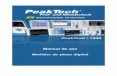 PeakTech 1635 Manual de uso Medidor de pinza digital