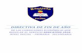 DIRECTIVA DE FIN DE AÑO - colegiobautista.edu.pe