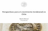 Perspectivas para el crecimiento tendencial en Chile