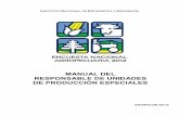 MANUAL DEL DE PRODUCCIÓN ESPECIALES