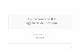 Aplicaciones de ILP Ingeniería del Software
