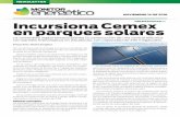 VER MÁS NOTAS >> Incursiona Cemex en parques solares