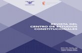 REVISTA DEL CENTRO DE ESTUDIOS CONSTITUCIONALES