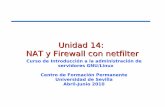 Unidad 14: NAT y Firewall con netfilter