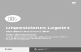 Disposiciones Legales - electoral.gob.ar