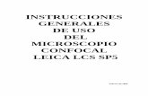 INSTRUCCIONES GENERALES DE USO DEL MICROSCOPIO …