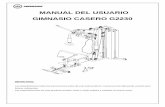 MANUAL DEL USUARIO GIMNASIO CASERO G2230