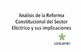 Análisis de la Reforma Constitucional del Sector Eléctrico ...