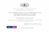 LA COMPETENCIA EN COMUNICACIÓN LINGÜÍSTICA EN 5.º CURSO DE ...