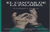 ANTOLOGÍA LITERARIA EL CANTAR DE LA PALABRA