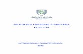 PROTOCOLO EMERGENCIA SANITARIA COVID -19