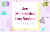 Jec Matemática 4tos Básicos